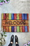 Conceptum Felpudo Color Welcome Multicolor